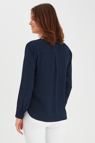 Chemisier 'Hialice' b.young en bleu