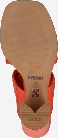 BRONX - Zapatos abiertos 'Leia-lee' en rojo
