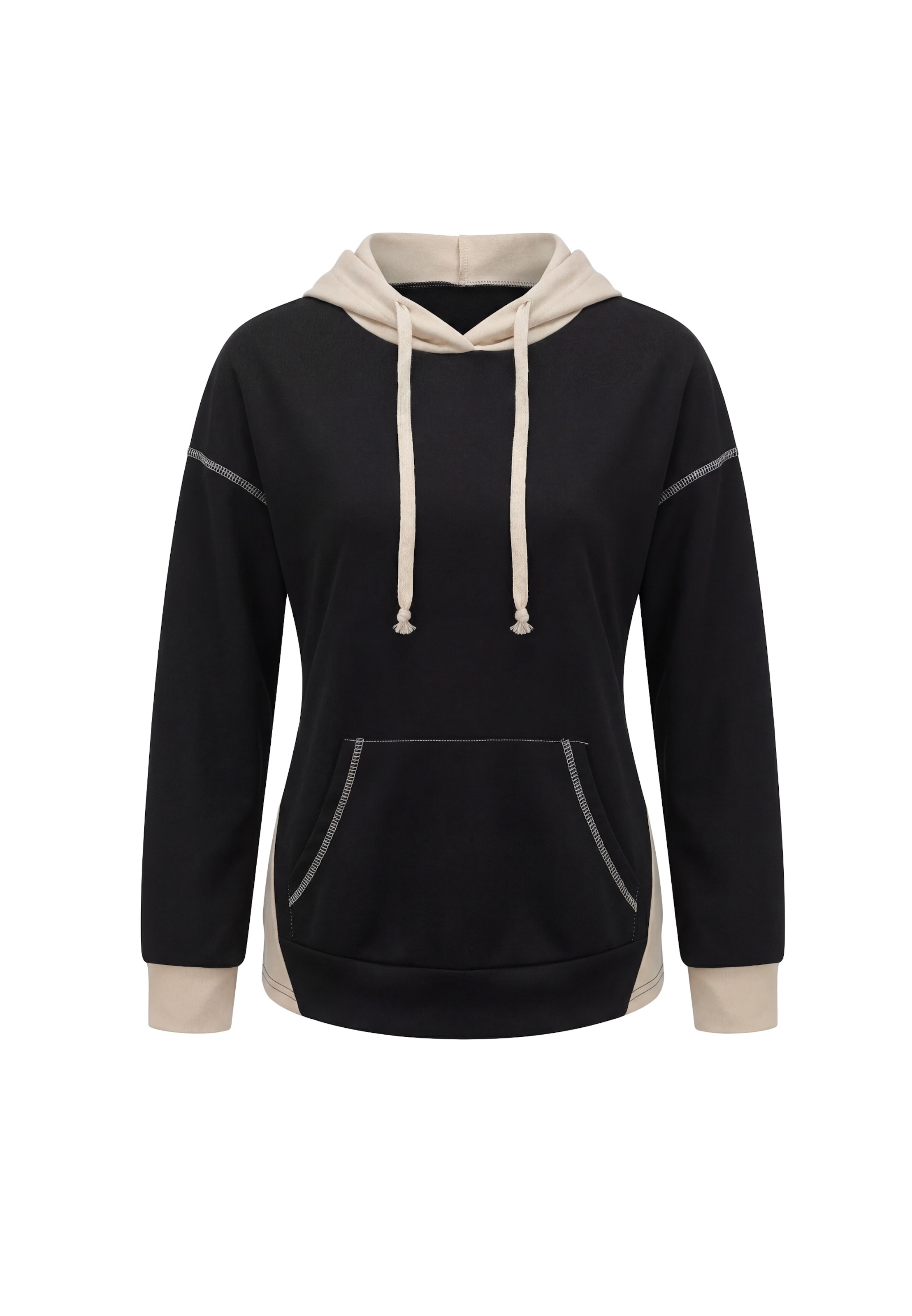 usha BLUE LABEL - Sudadera en negro: frente
