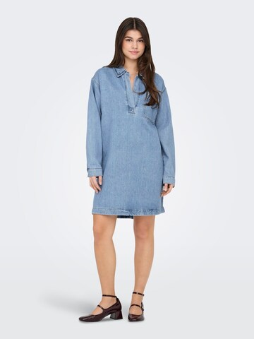 ONLY Shirt dress 'BIRDIE' in Blue
