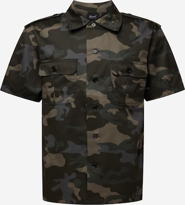 Camicia di Brandit in grigio: frontale