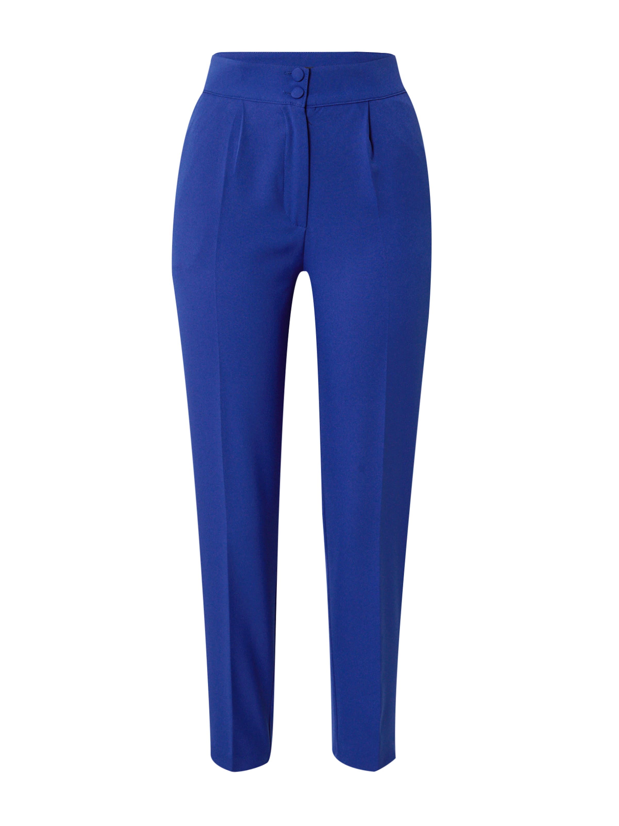 Effilé Pantalon à plis Wallis en bleu : devant