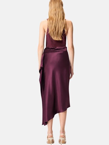 PINKO - Falda 'PINKO NEW CARAMBOLA GONNA SATIN GONNA' en rojo