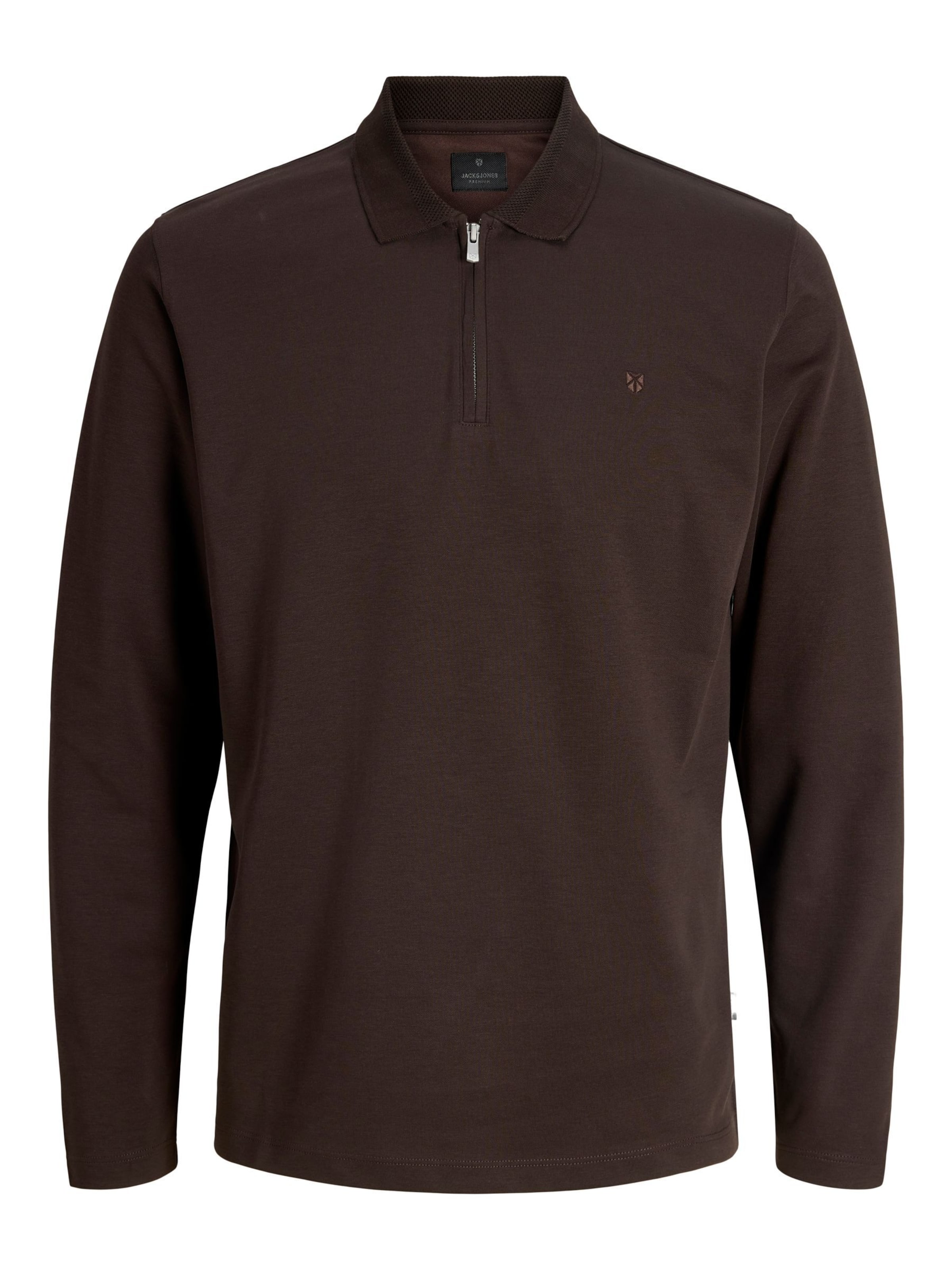 JACK & JONES Shirt in Brown: front