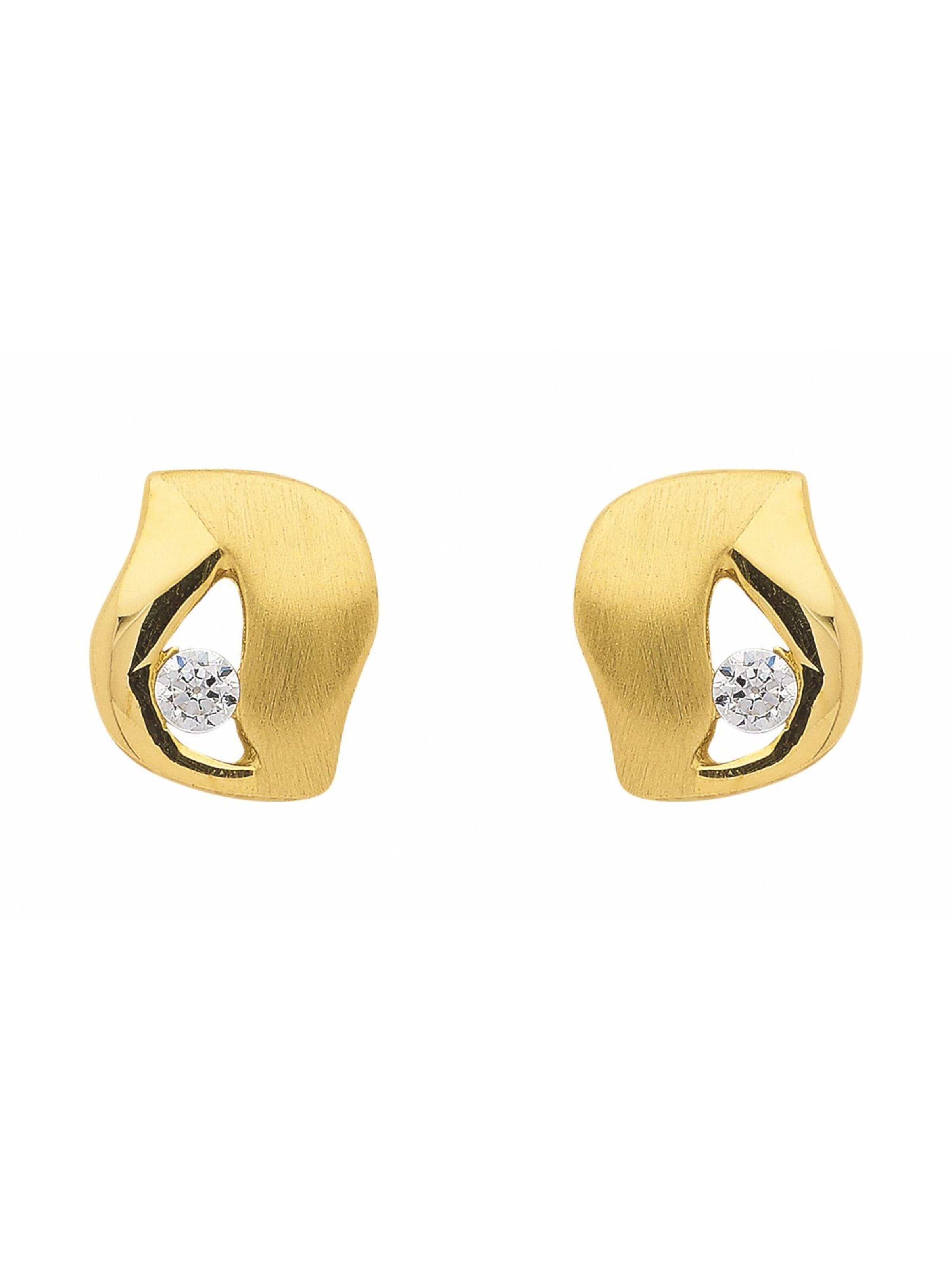Adelia´s Earrings in Gold: front