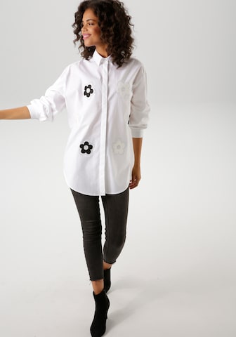 Aniston CASUAL Bluse in Weiß