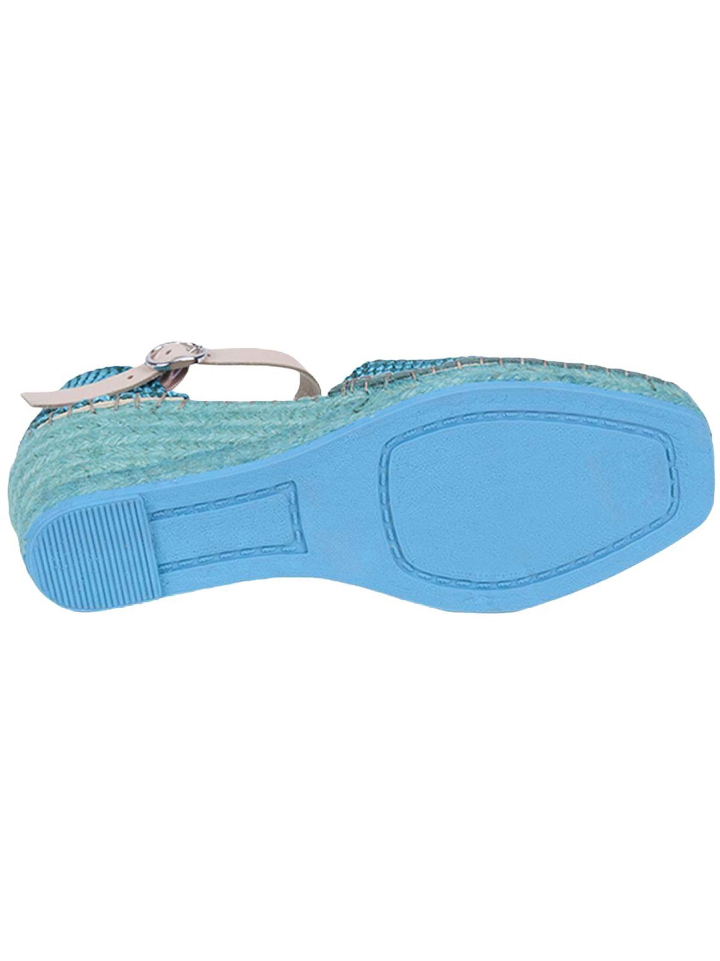 Desa Espadrilles 'Keilabsatz-Slipper' in Blue