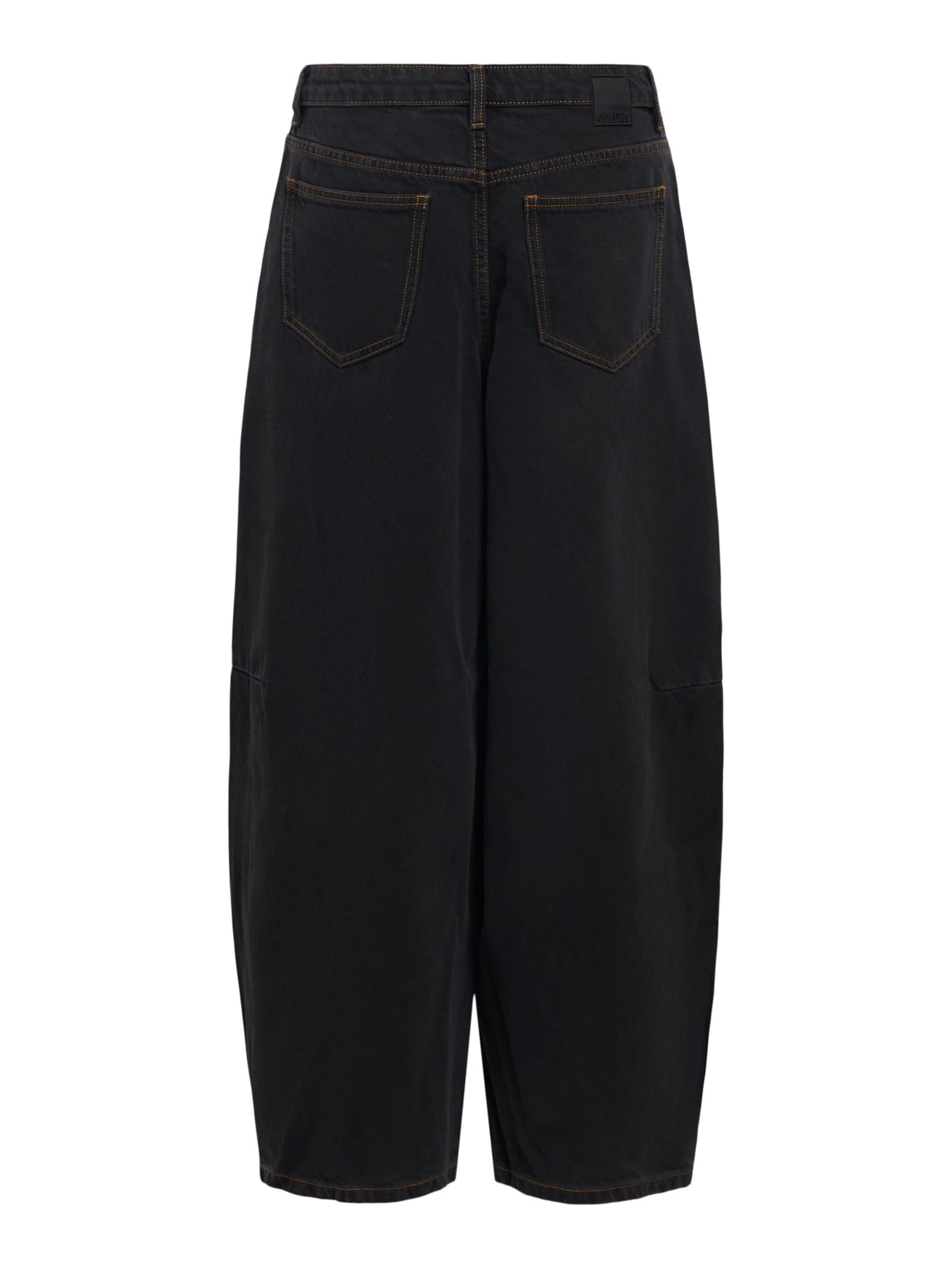 OBJECT Barrel Jeans in Schwarz