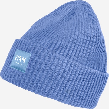 ABOUT YOU x VIAM Studio Beanie 'Intense' in Blue: front