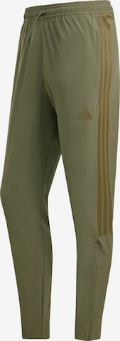Coupe slim Pantalon de sport 'House Of Tiro' ADIDAS SPORTSWEAR en vert : devant
