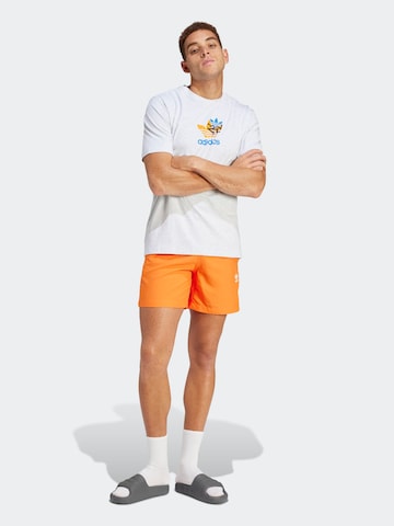 ADIDAS ORIGINALS - Calções de banho em laranja