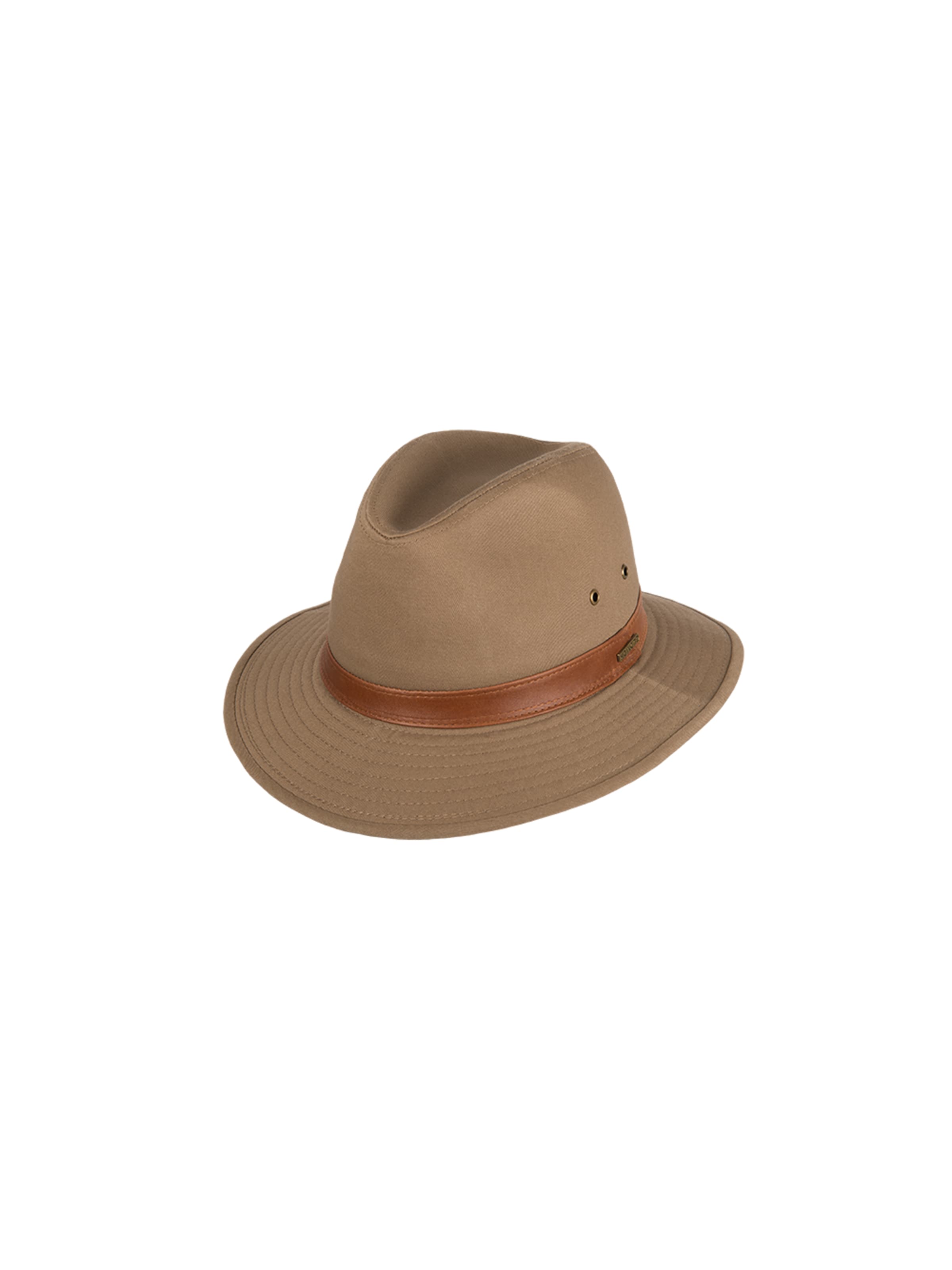 Hatland Hat 'Bushwalker' in Brown: front