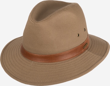 Hatland Hat 'Bushwalker' in Brown: front