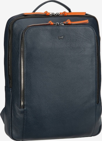 Braun Büffel Rucksack 'Novara 26364' in Blau: predná strana