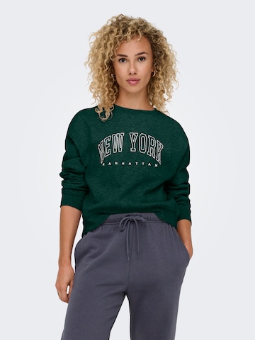 ONLY - Sweatshirt em verde: frente