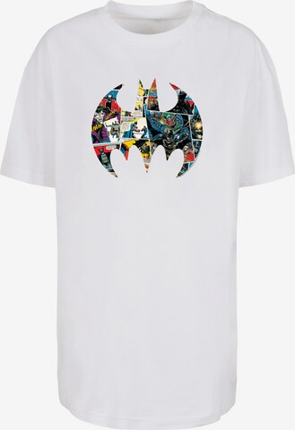 F4NT4STIC Shirt 'Batman Comic Book' in Wit: voorkant