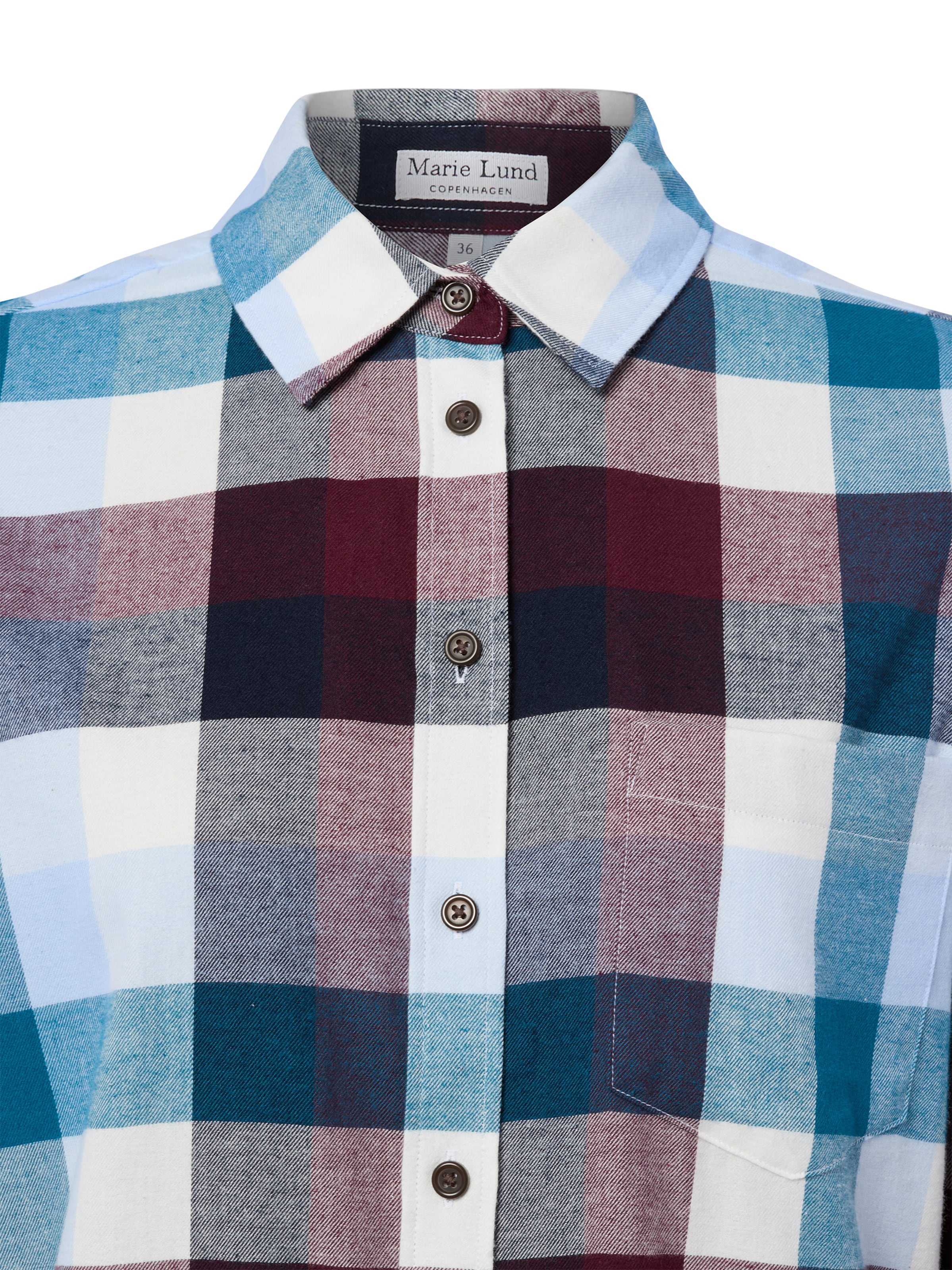 Marie Lund Blouse in Blue