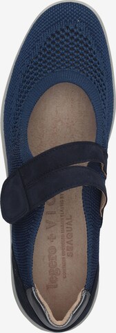 Legero Ballet Flats with Strap in Blue
