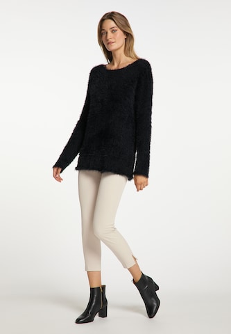 usha WHITE LABEL Pullover in Schwarz