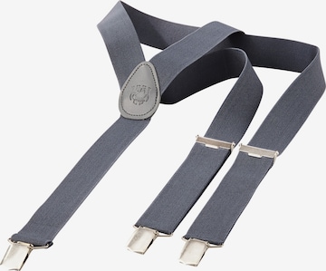 Jan Vanderstorm Suspenders in Grey: front