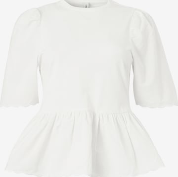 balta ONLY Marškinėliai 'ONLVERONIKA': priekis