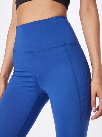 Girlfriend Collective Skinny Sportovní kalhoty – modrá