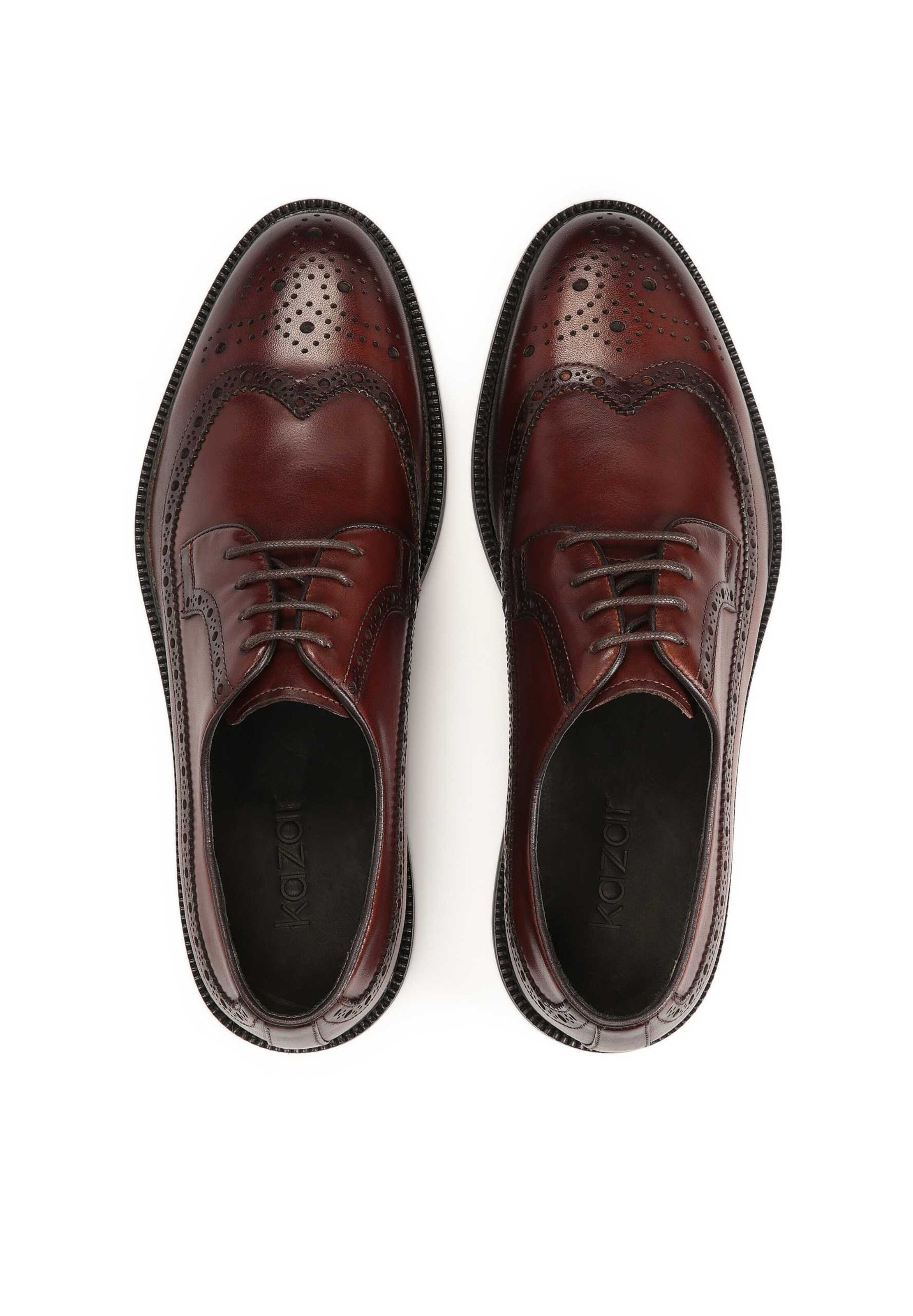 Chaussure à lacets Kazar en marron