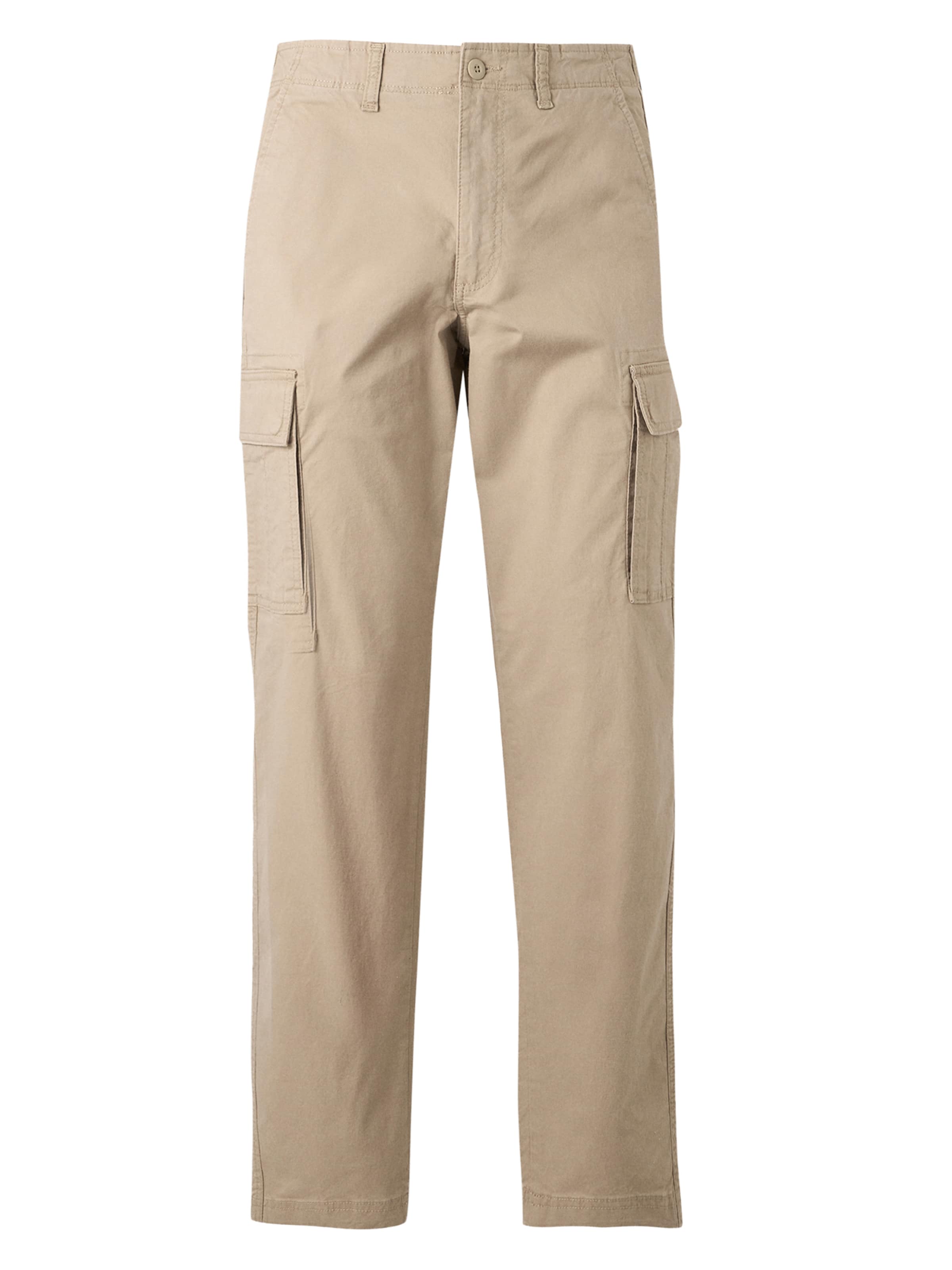 JACK & JONES Regular Cargo Pants 'JPSTKANE FRANK' in Beige: front