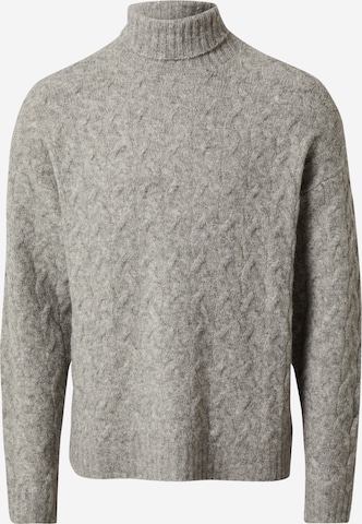 ABOUT YOU x Kevin Trapp Sweater 'Maxim' in Grey: front
