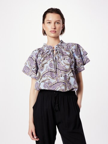 Claire Blouse 'Rositfa' in Blue: front