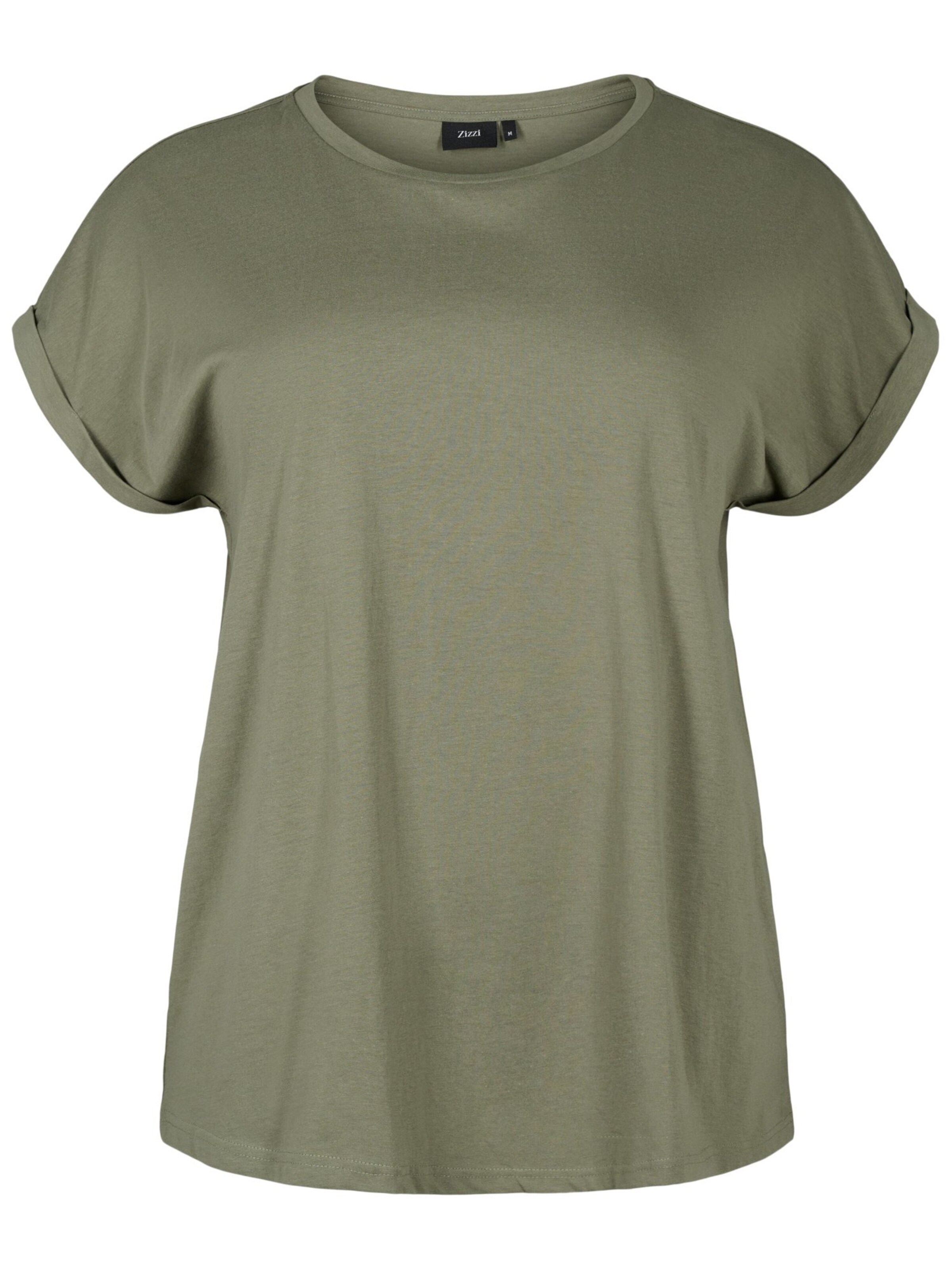 Zizzi Shirts 'KATJA' i grøn