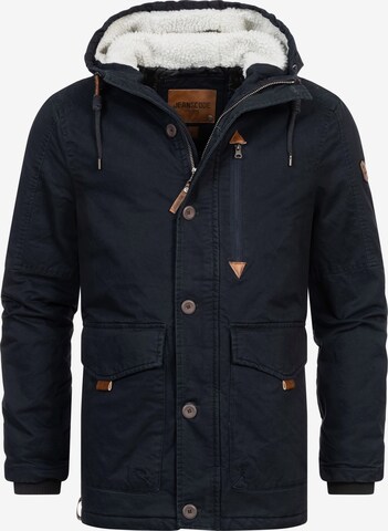 Veste d’hiver ' Crossing ' INDICODE JEANS en noir : devant