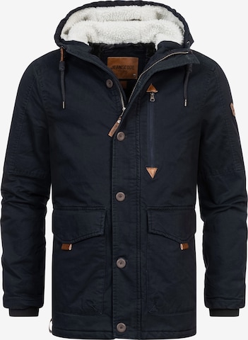 INDICODE JEANS Winter Jacket ' Crossing ' in Black: front