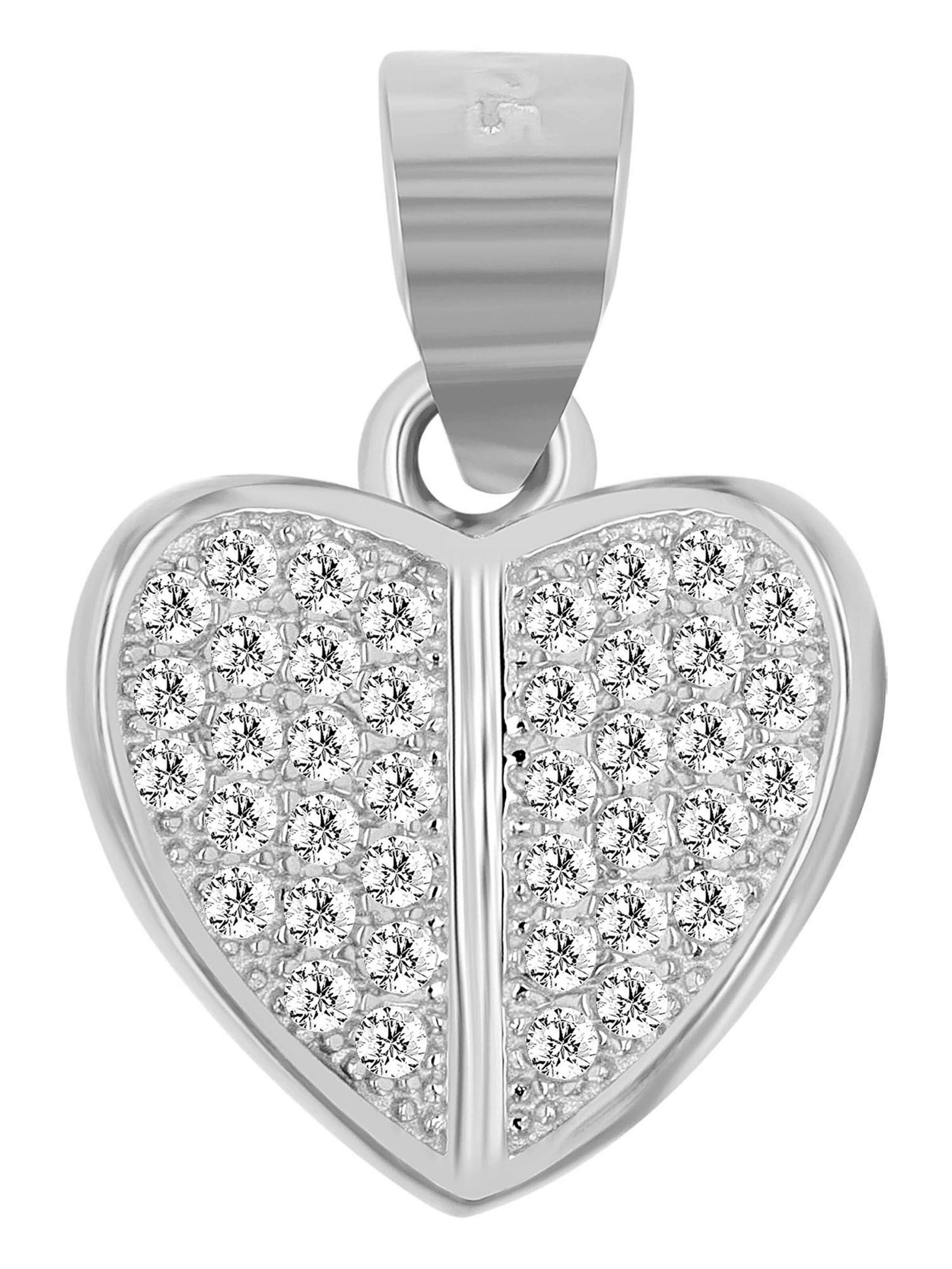 Akzent Pendant 'Eireann, 925 Sterlingsilber, langlebig' in Silver: front
