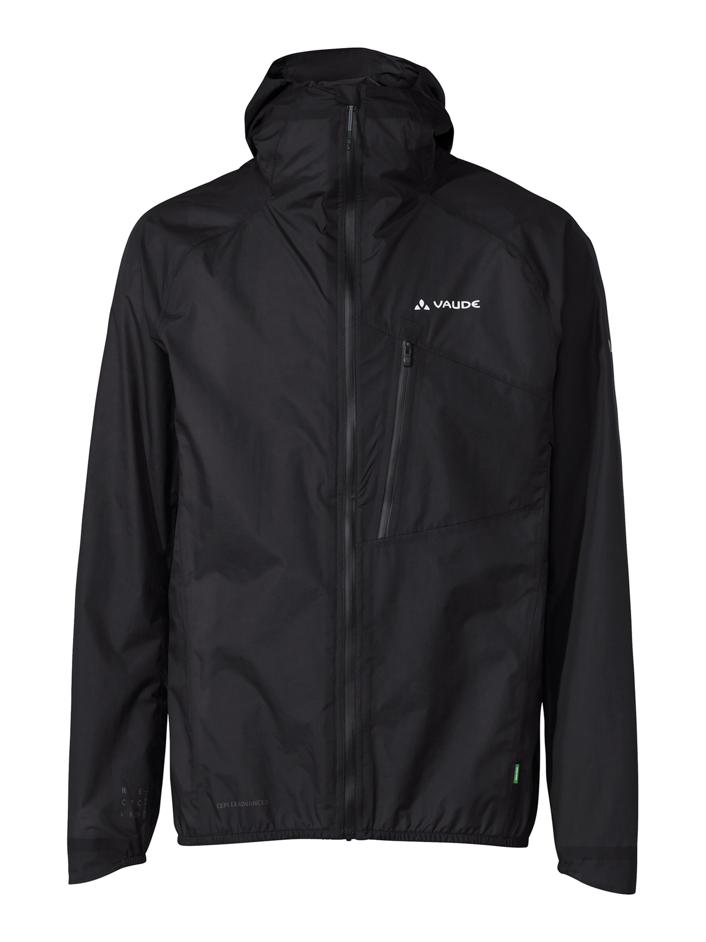 VAUDE Outdoor jacket in Black: front