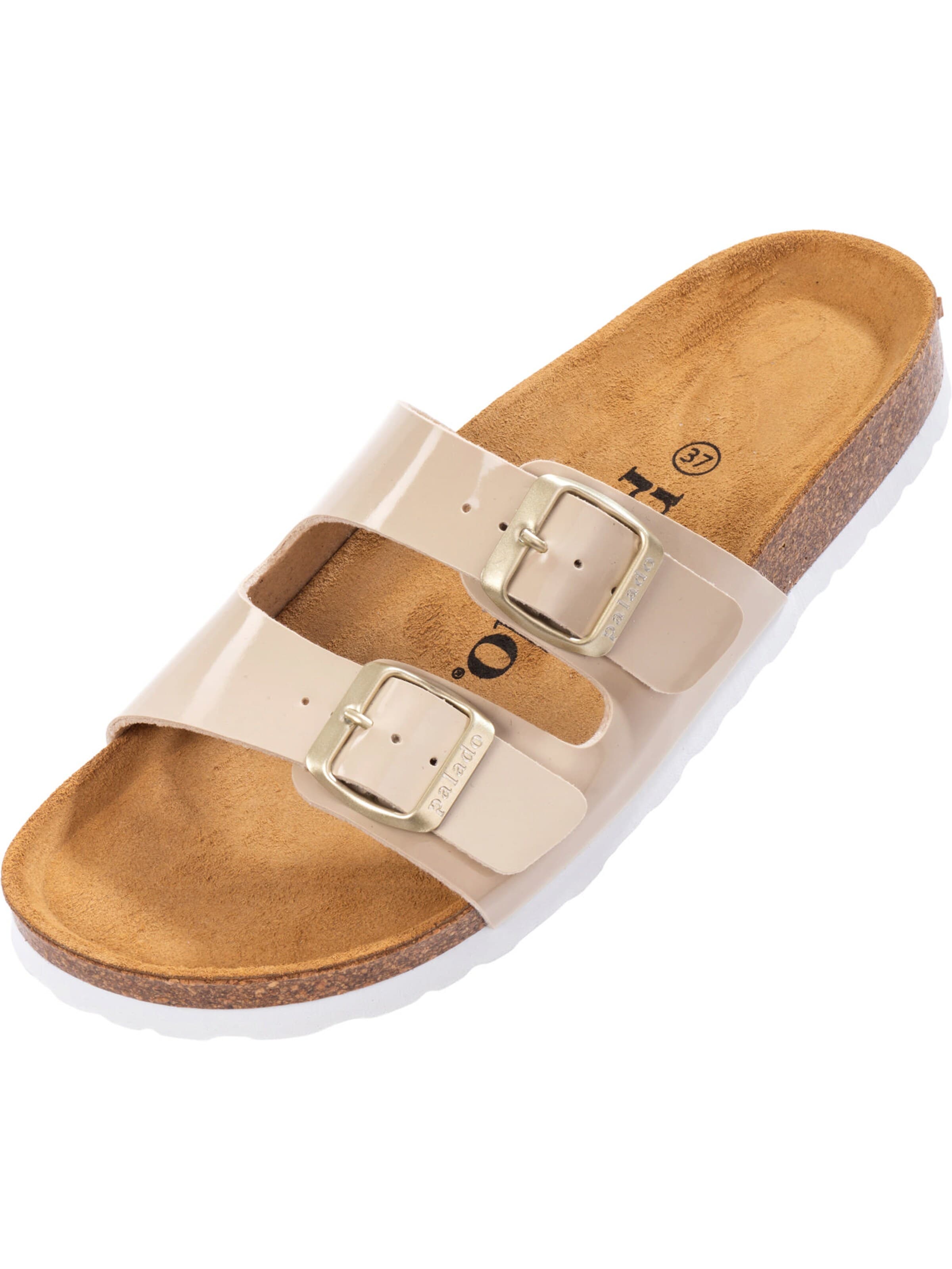 Palado Pantolette 'Milos'‌‌‌‌‌‌‌‌‌ in Beige: Vorderseite