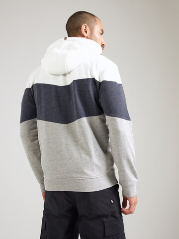 INDICODE Zip-Up Hoodie 'Altos' in Grey