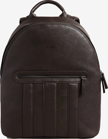 Ted Baker - Mochila 'Waynor' em castanho: frente