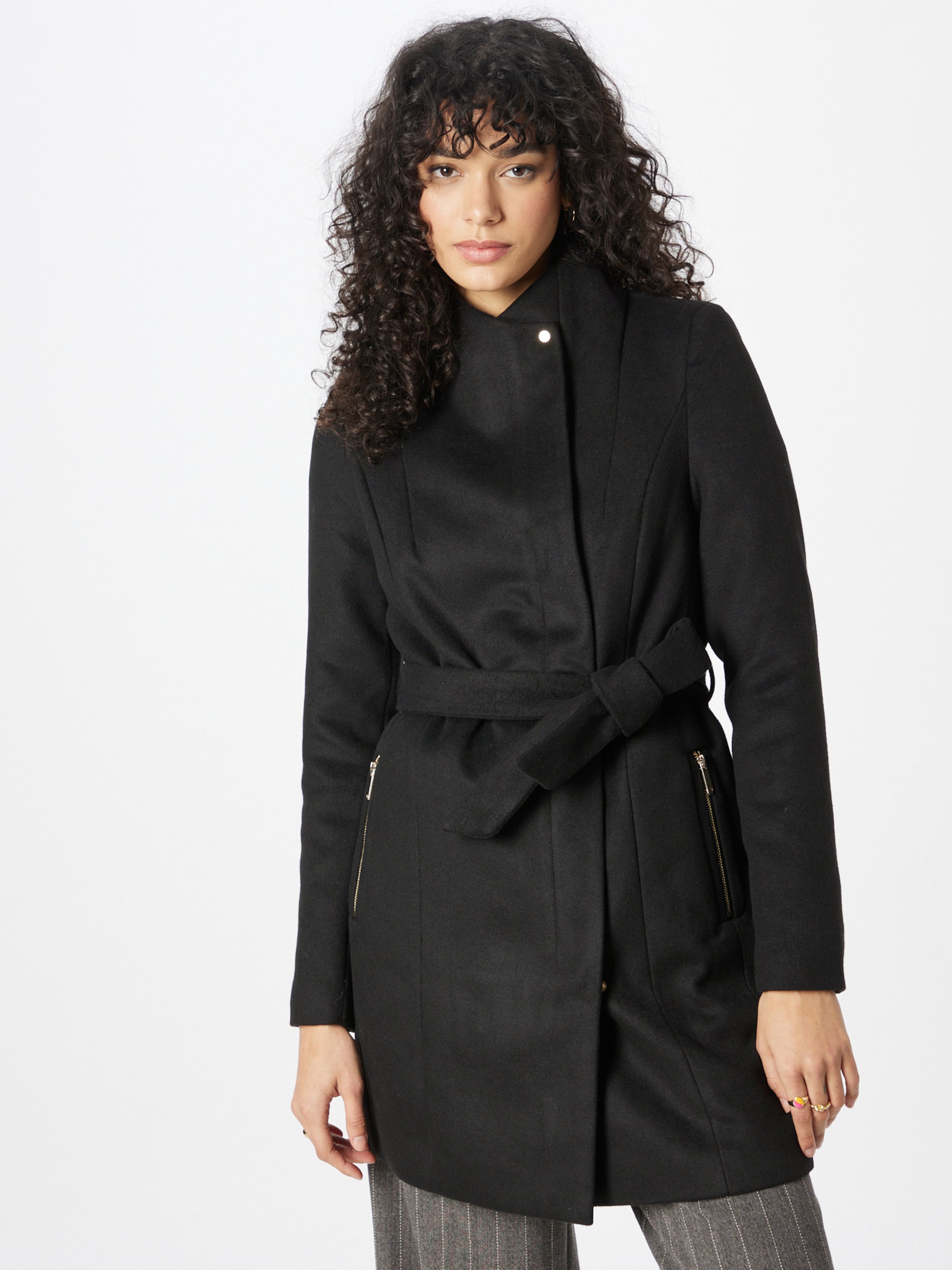 vero moda daunenmantel schwarz