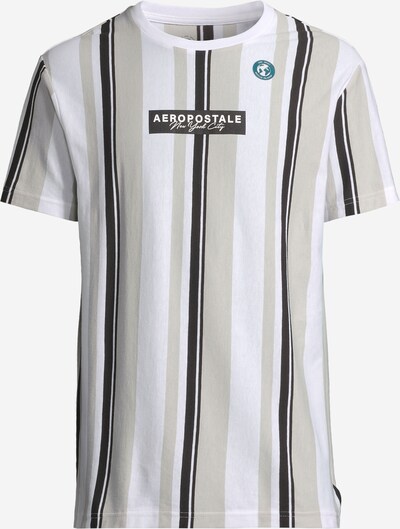 AÉROPOSTALE T-Shirt en marine / gris clair / noir / blanc, Vue avec produit