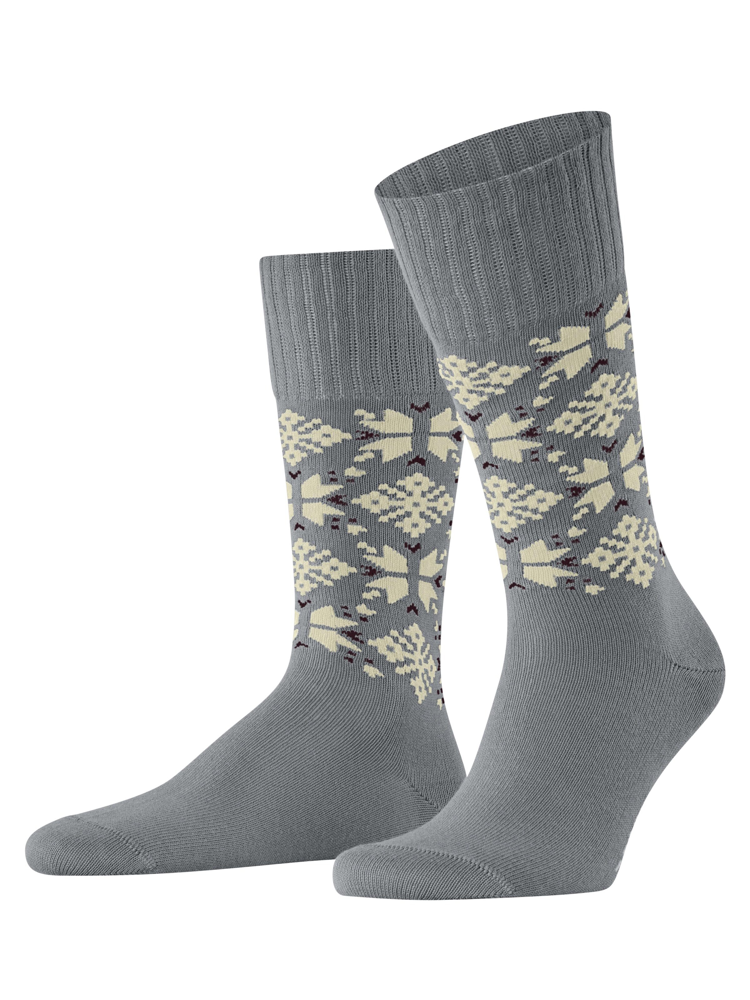 ESPRIT Socks 'Winter Star' in Silver