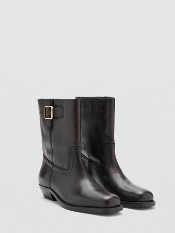 MANGO Boots 'Marty' in Brown