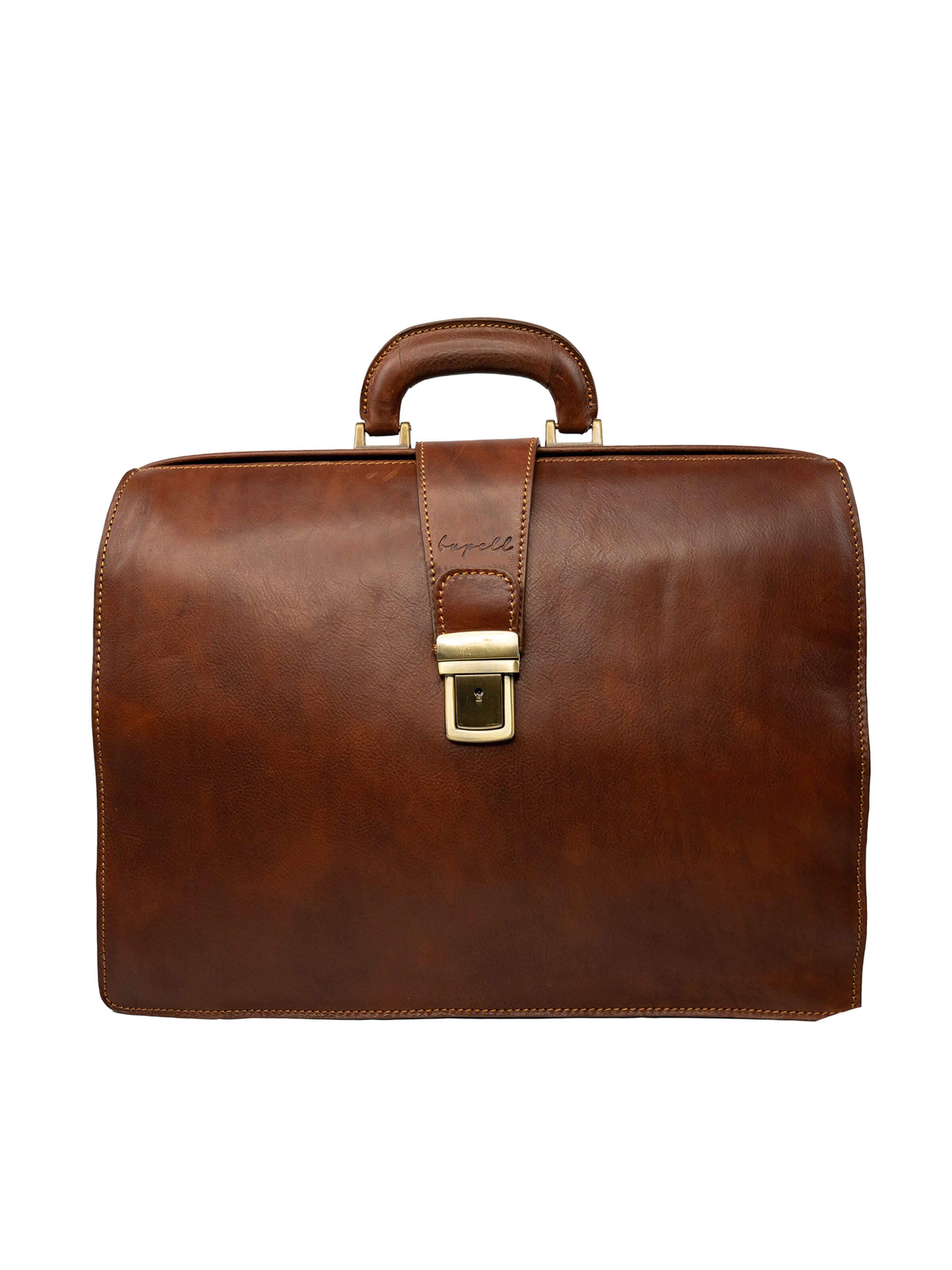 bupell Briefcase 'Salvatore' in Brown: front