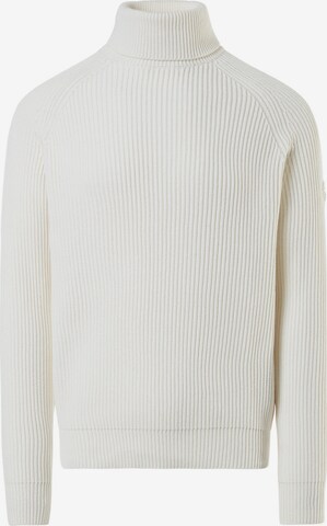 North Sails Athletic Sweater in White: front