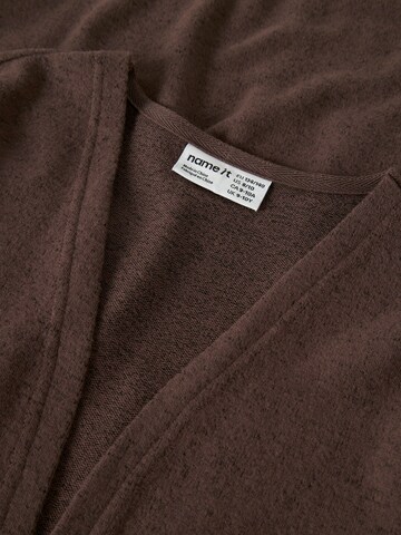 Cardigan 'NKFVICTI' NAME IT en marron