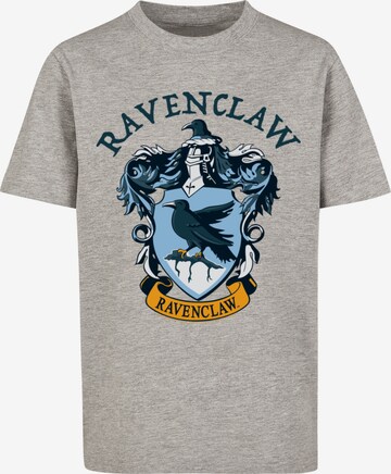 F4NT4STIC Shirt 'Harry Potter Ravenclaw Crest' in Grijs: voorkant
