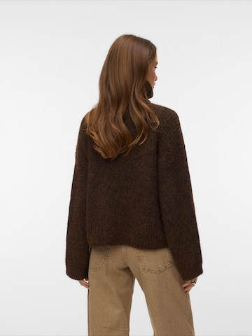 VERO MODA Sweater 'VMNolan' in Brown
