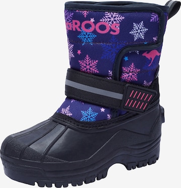 KangaROOS Snow Boots 'Shell' in Blue: front