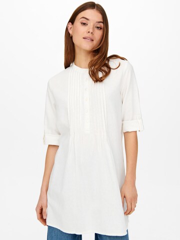 Robe-chemise ONLY en blanc : devant