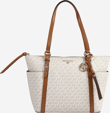 Shopper di MICHAEL Michael Kors in bianco: frontale